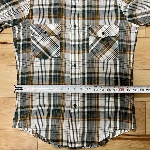 Campus Shirt‎ Mens Small Plaid Button Up Camp Hiking Short Sleeve Multicolored - Picture 7 of 12